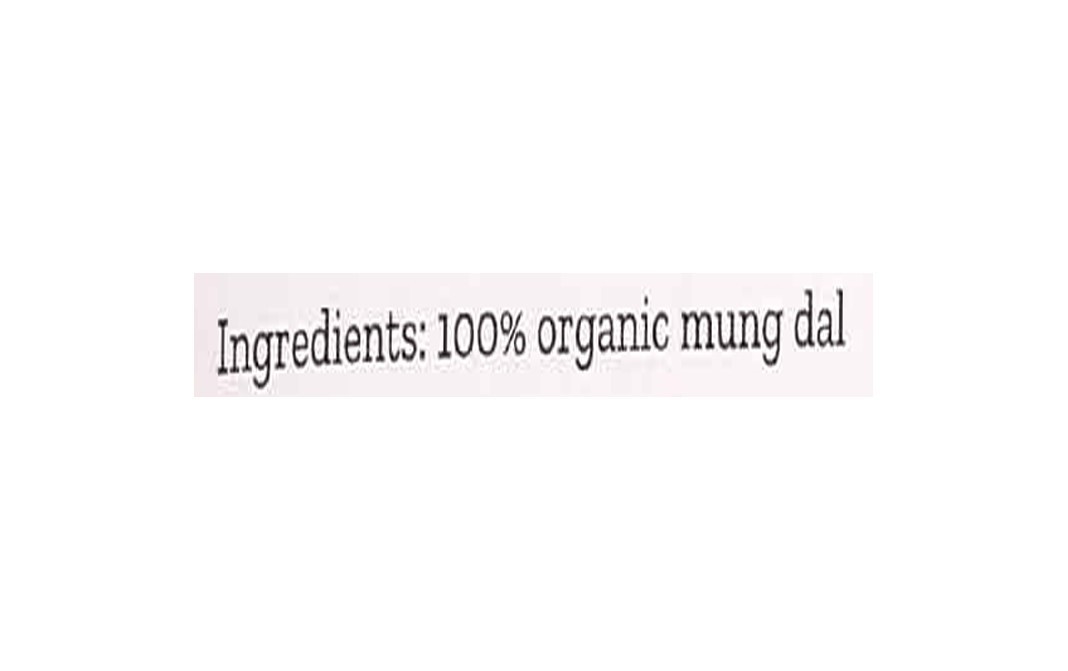 Conscious Food Yellow Lentil Yellow Mung Dal Organic   Pack  500 grams